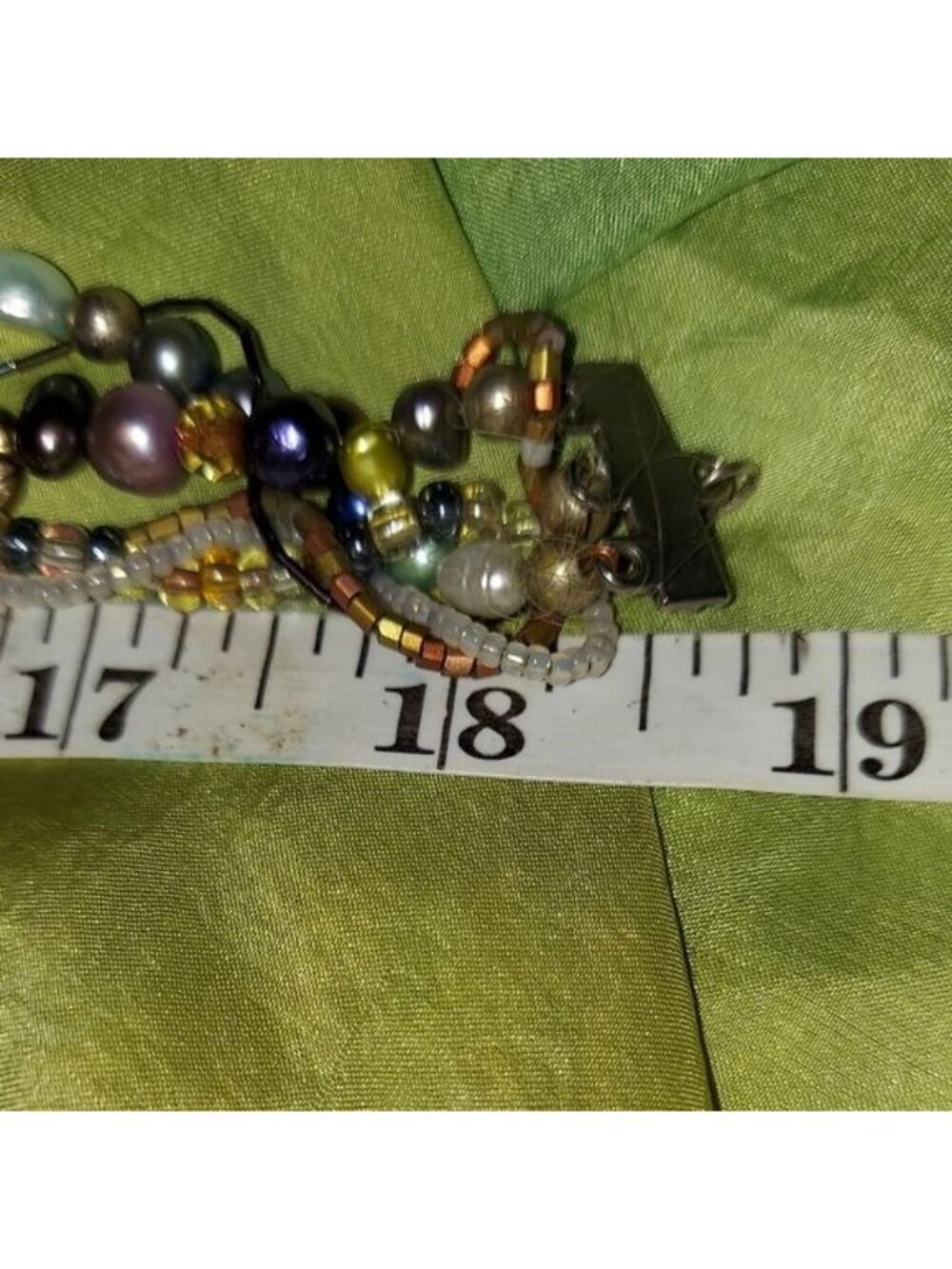 Cultured Pearl Beaded Vintage Necklace - Picture 8 of 9